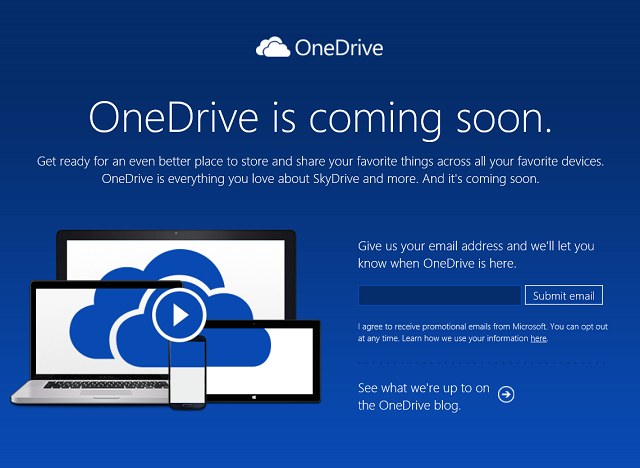 OneDrive Previewサイト